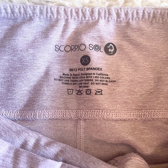 Scorpio Sol Purple Leggings 2 Pair (Size XS) - Picture 6 of 7
